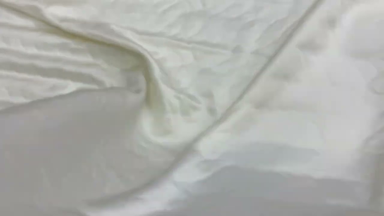 Lustrous Silk Viscose Suiting- Milk Ivory #13965