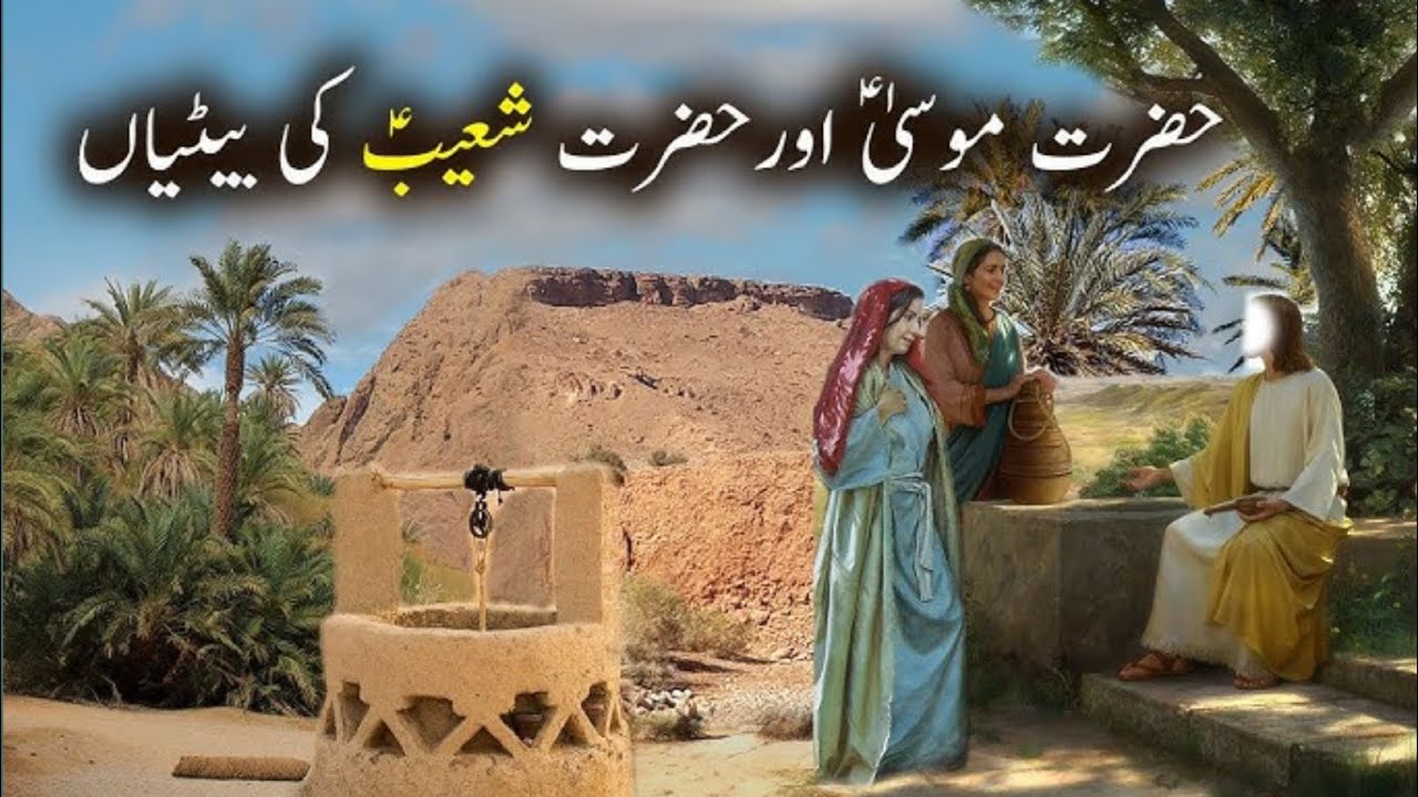 حضرت موسیٰؑ کا مدین کا سفر اور حضرت شعیبؑ کی بیٹیاںکنویں پر پیش آنے والا ایمان افروز واقعہ