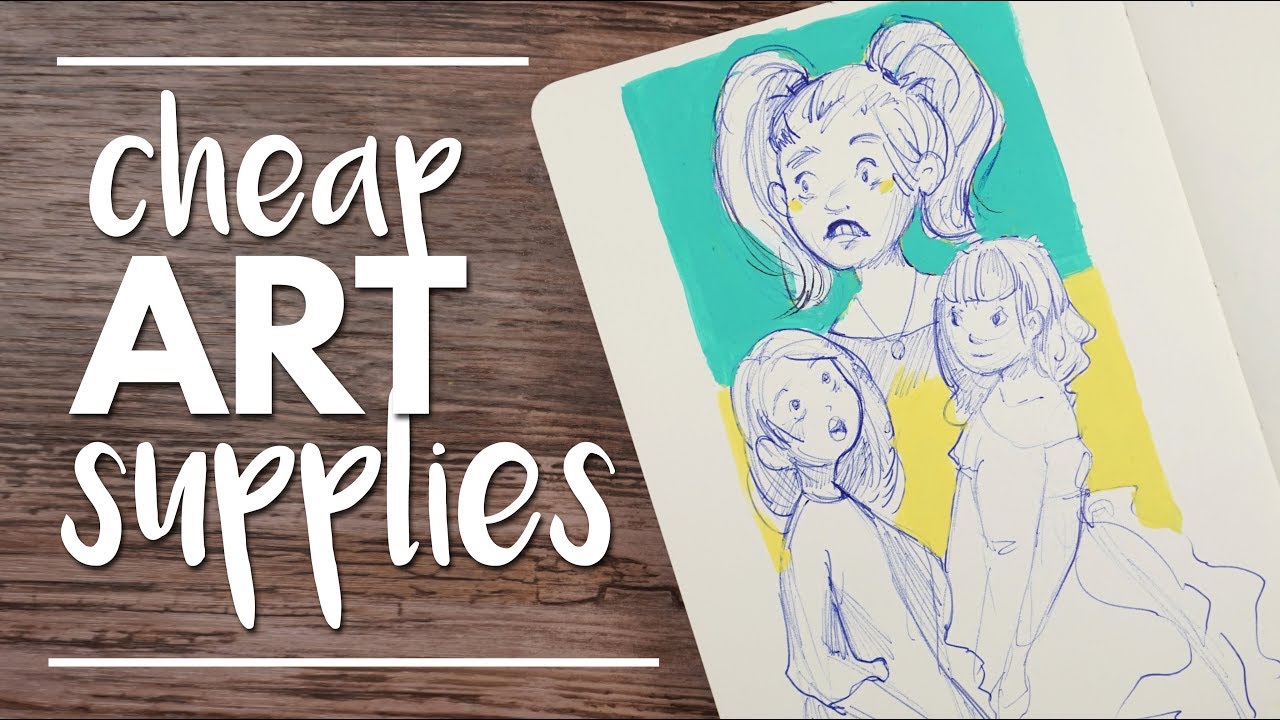 Cheap Art Supplies for Beginners/Everyone