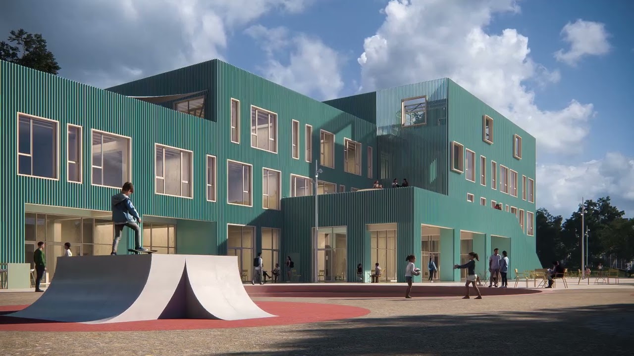 Animation für die OSW in Kassel von C.F. Møller Architects