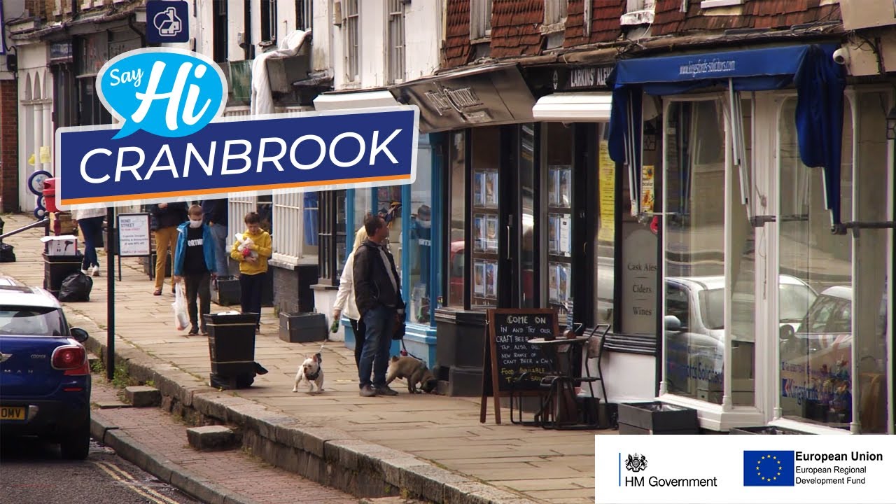 Rob Smith says Hi to CRANBROOK High Street in Kent