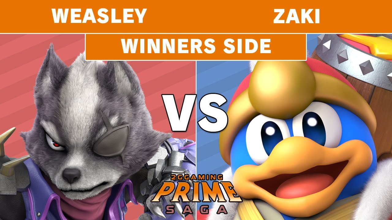 2GG: Prime Saga - TG | Weasley (Wolf) vs Geki | Zaki (King Dedede) Winners Side - Smash Ultimate