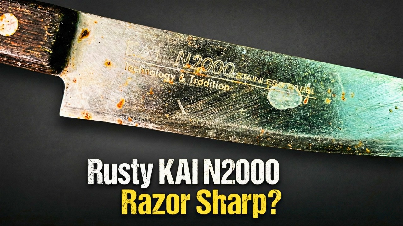 From Rusty KAI N2000 to Razor Sharp – Can This Knife Be Saved?