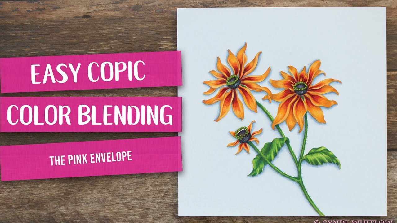 Easy Two Color Copic Blending