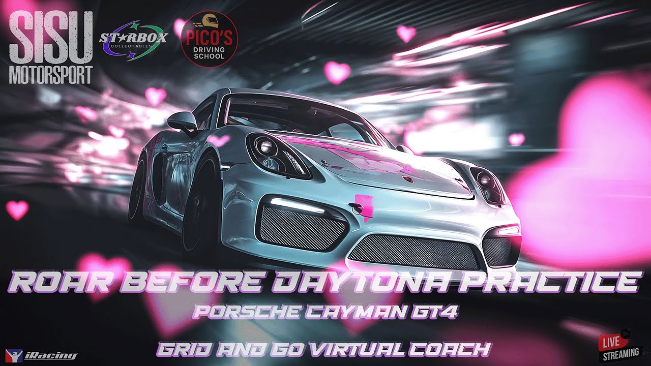 iRacing | Roar Before Daytona Practice + Grid And Go Virtual Coach Live! | #iRacing #livestream