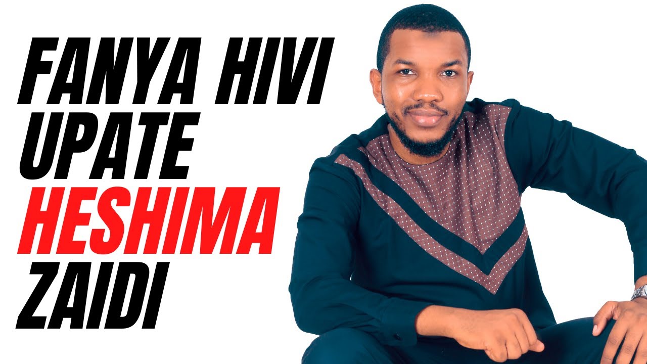 FANYA HIVI UPATE HESHIMA ZAIDI KWA WENGINE