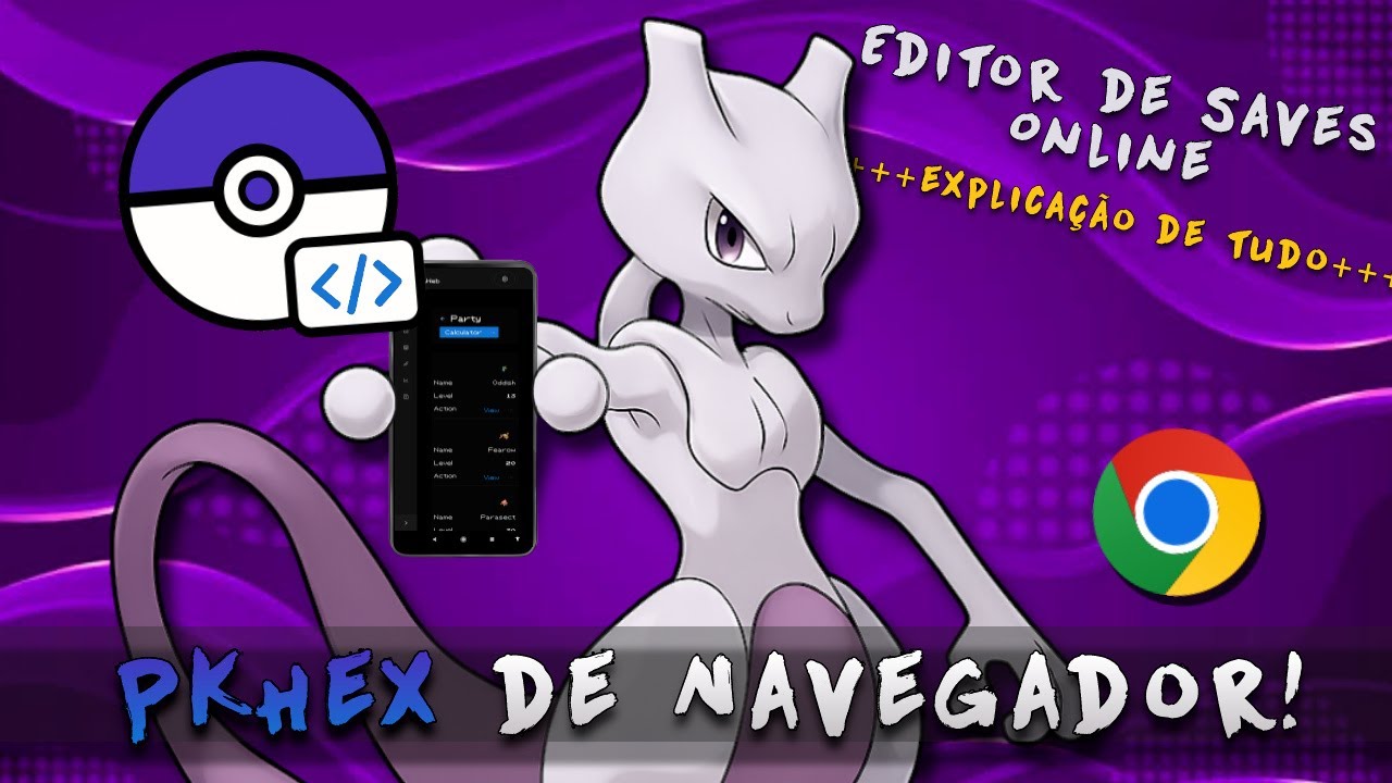 Funciona sem instalação? Esse é o PKHeX de Navegador!