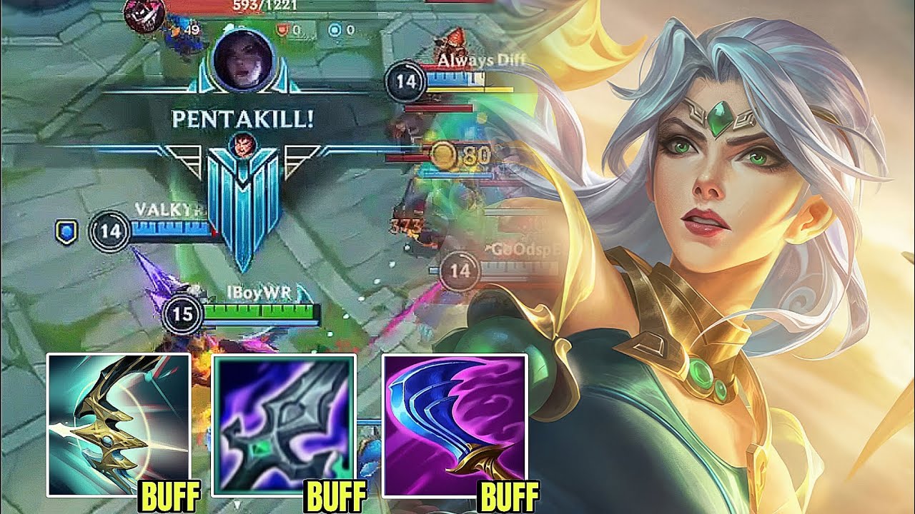 WILD RIFT ADC // THIS KAI'SA BUILD IS TO STORAGE IN PATCH 5.1B PENTAKILL GAMEPLAY!