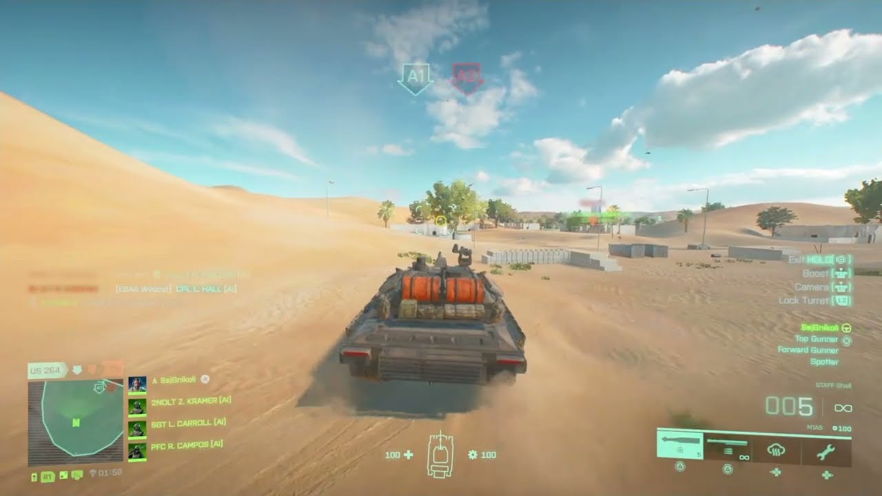 Long Range Tank Shot Battlefield 2042