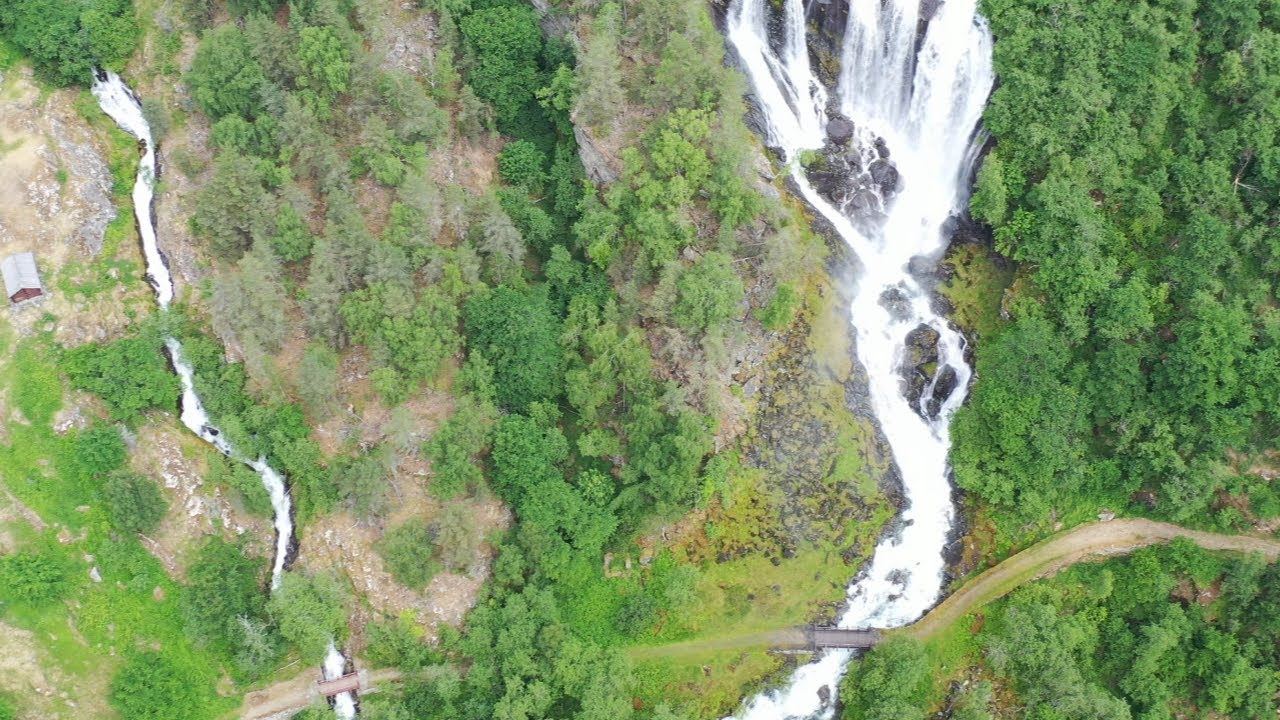 Galdane - Kongevegen - The Royal High Road - Lærdal - Norway - Norge 🇳🇴 - DJI Mavic 2 Pro Drone - 4K