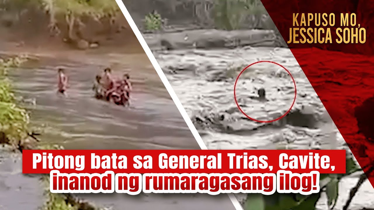 Pitong bata sa General Trias, Cavite, inanod ng rumaragasang ilog! | Kapuso Mo, Jessica Soho
