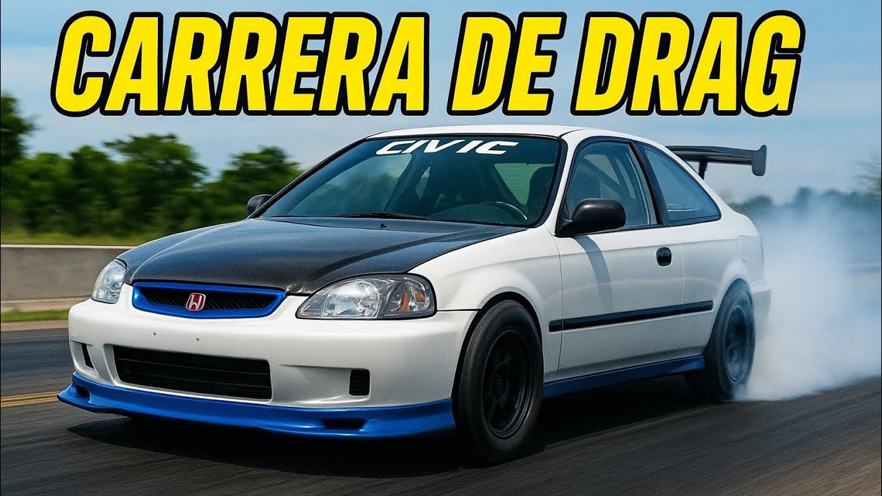 LE GANÉ A TODOS CON MI HONDA CIVIC TUNEADO | CARRERA DE DRAG