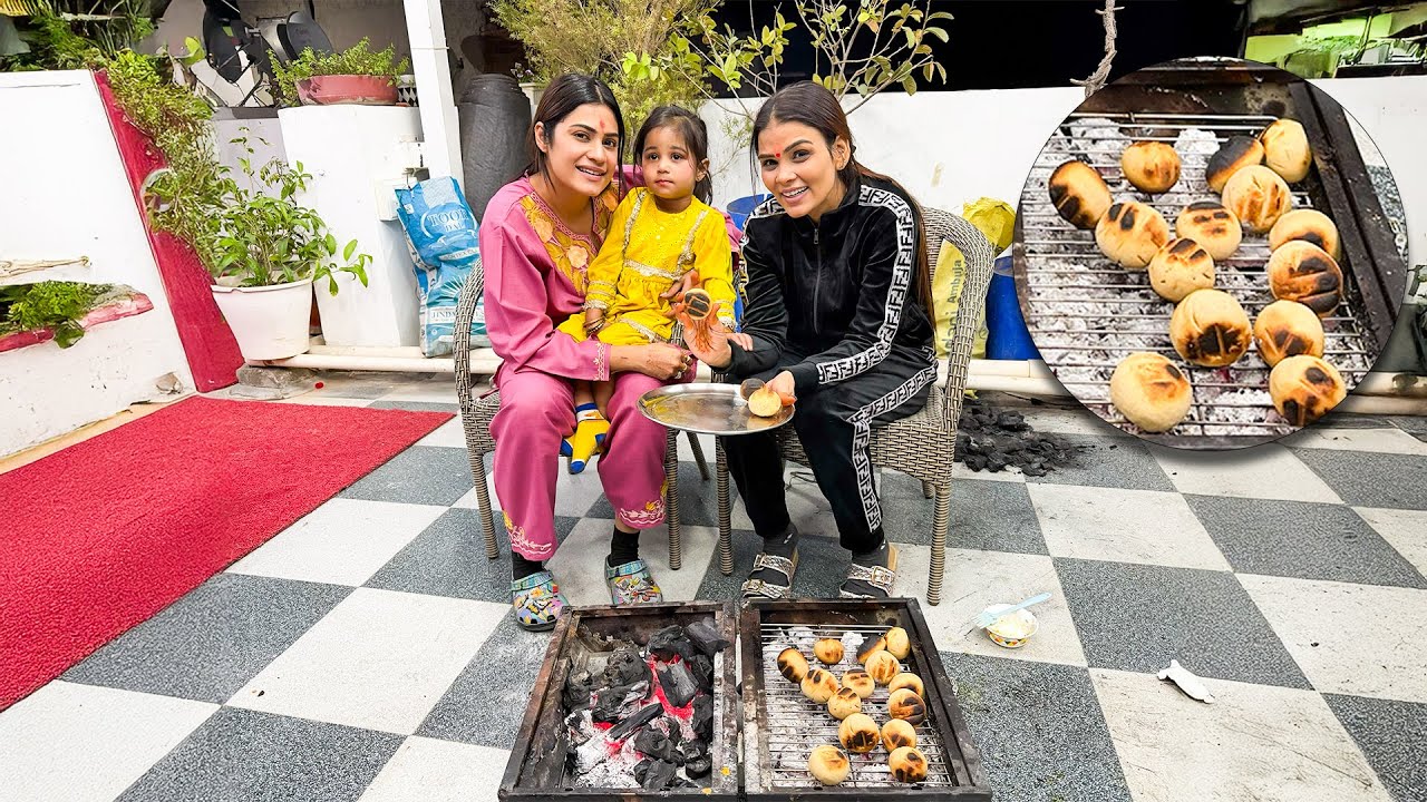 Chiku Ne Banaya Payal Ke liye Litti Chokha