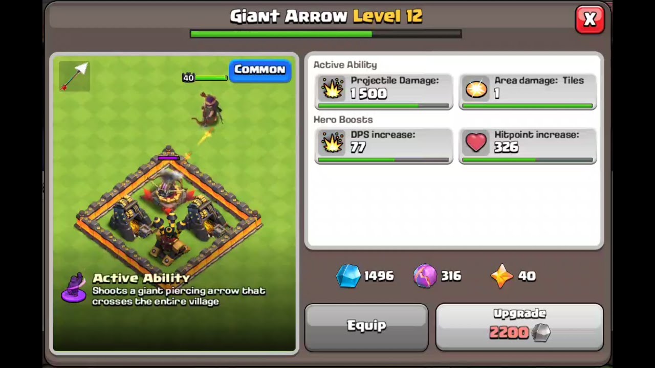TH 10 Giant Arrow Strategy vs Two Air Defenses
