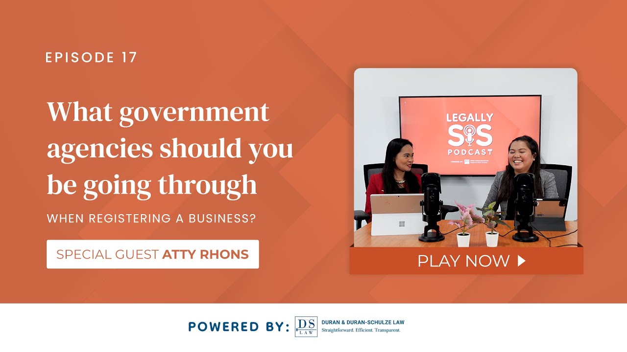 Episode 17: What government agencies should you be going through when registering a business?