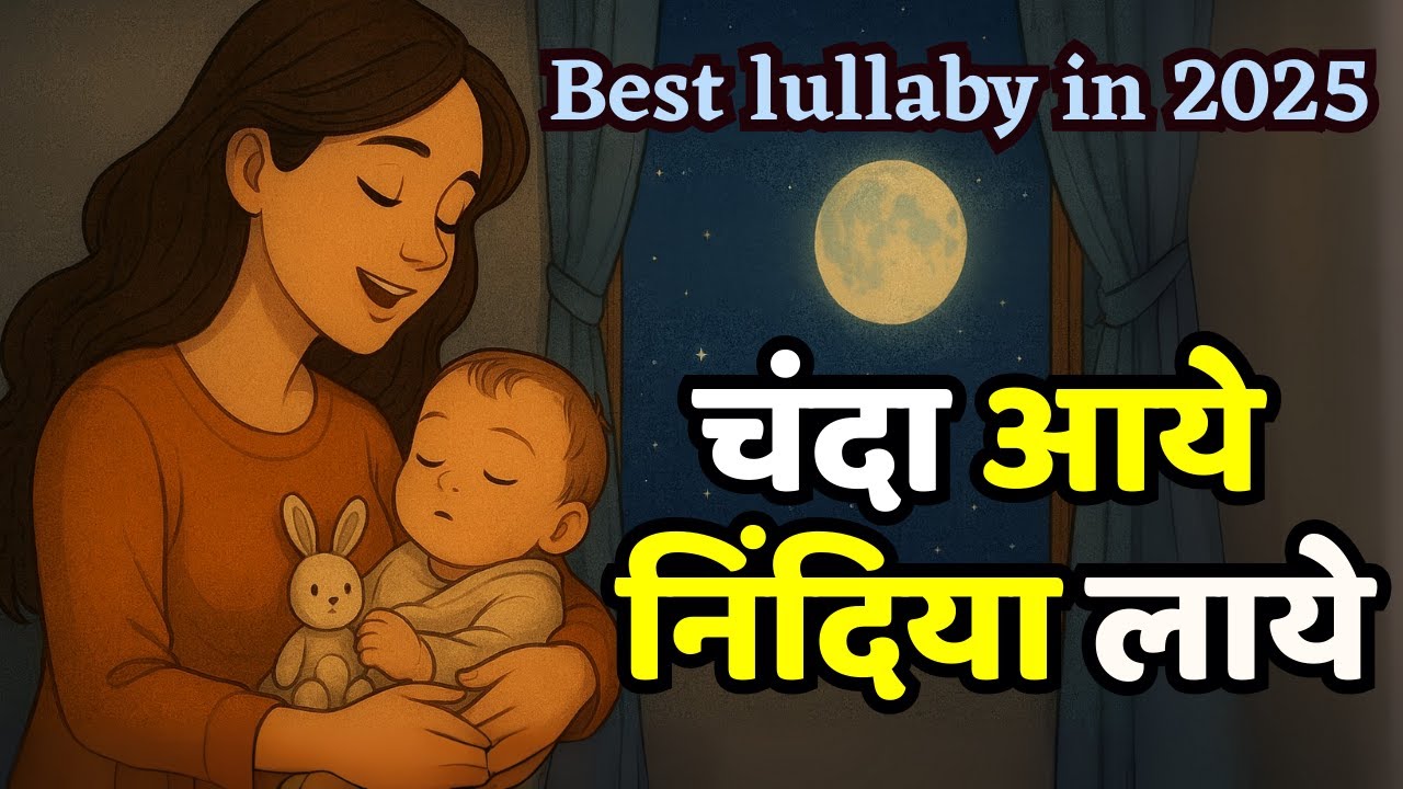 चंदा आए, निंदिया लाए | Hindi Lullaby for Babies | Soothing Lori | Kids Sleep Song | Garbh Sanskar