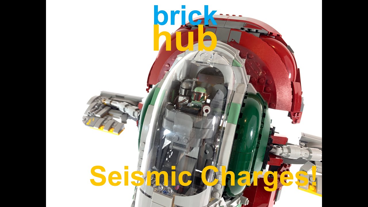 How To Mod Your UCS Slave-I With A Seismic Charge! 75060 Mandalorian Star Wars Book of Boba Fett