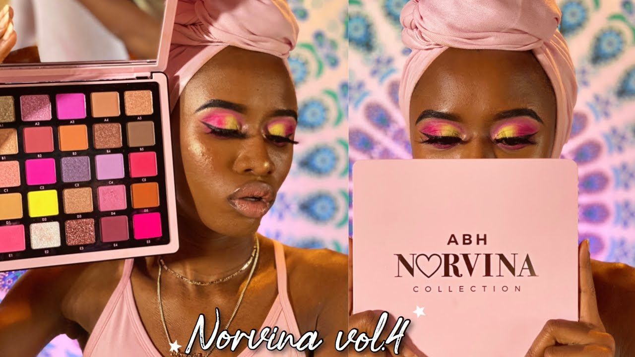 NEW ABH NORVINA VOL 4 PRO PIGMENT PALETTE TUTORIAL+ REVIEW!!