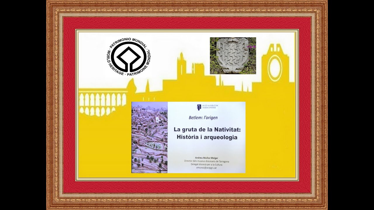 Conferència La gruta de la Nativitat: Història i arqueologia. Museu Bíblic Tarraconense 25 11 2025