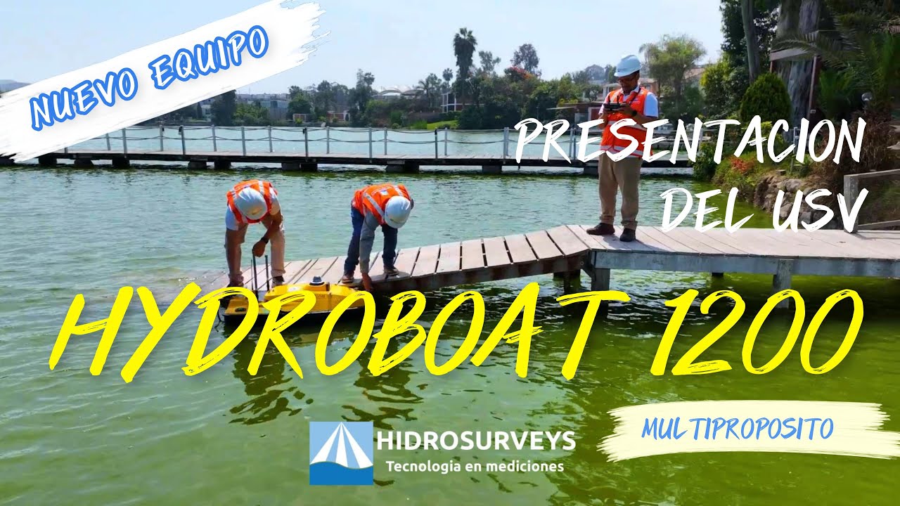 ¡Presentamos el nuevo Hydroboat 1200 de Hidrosurveys: Innovación y Precisión en cada Estudio! 🚤🌊