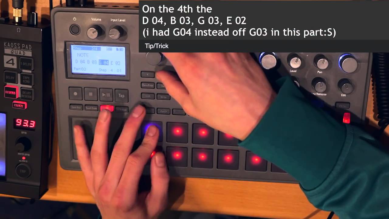 Korg Electribe 2 Tutorial Can you feel it  by Mr  Fingers