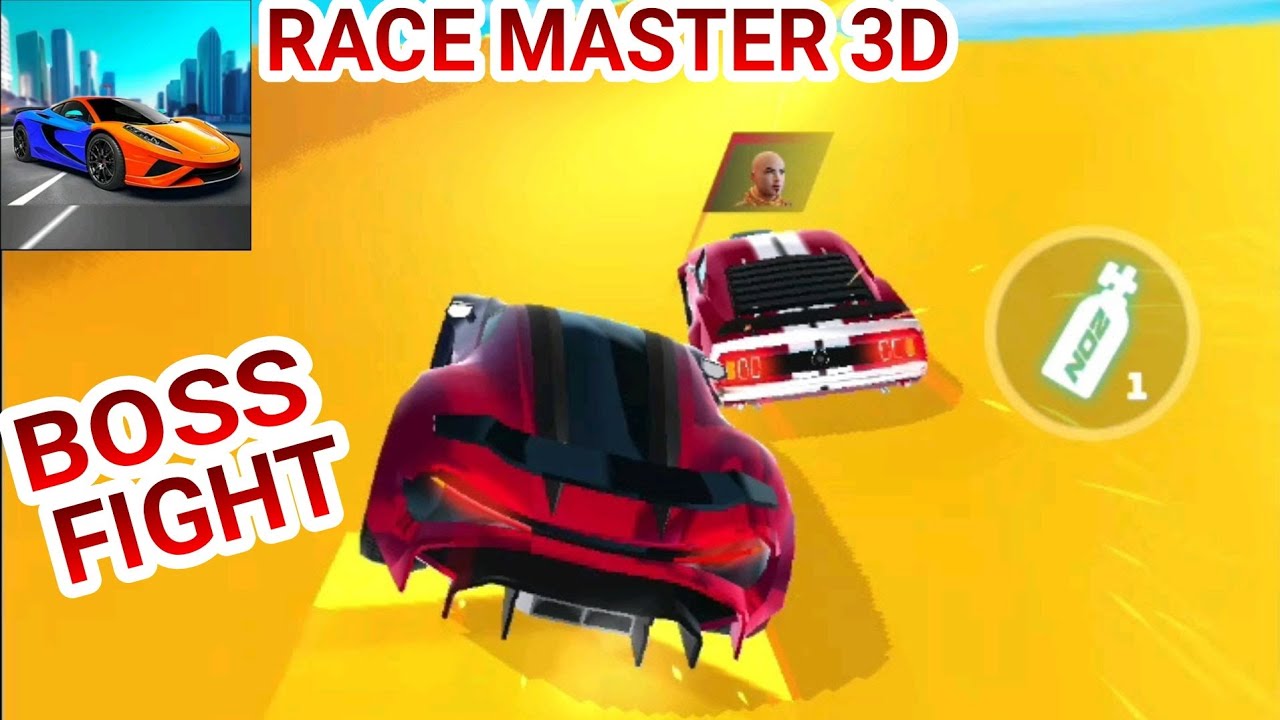 Race Master 3D Boss Fight Gameplay Level 3683 - I Have Problem Solution With Retry Again