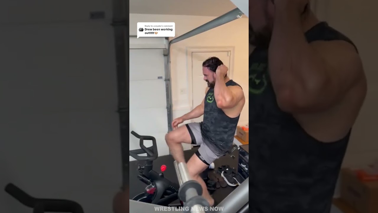 Drew McIntyre Gets Yelled At While Doing Intense Workout at Gym Before WWE Event #drewmcintyre #wwe