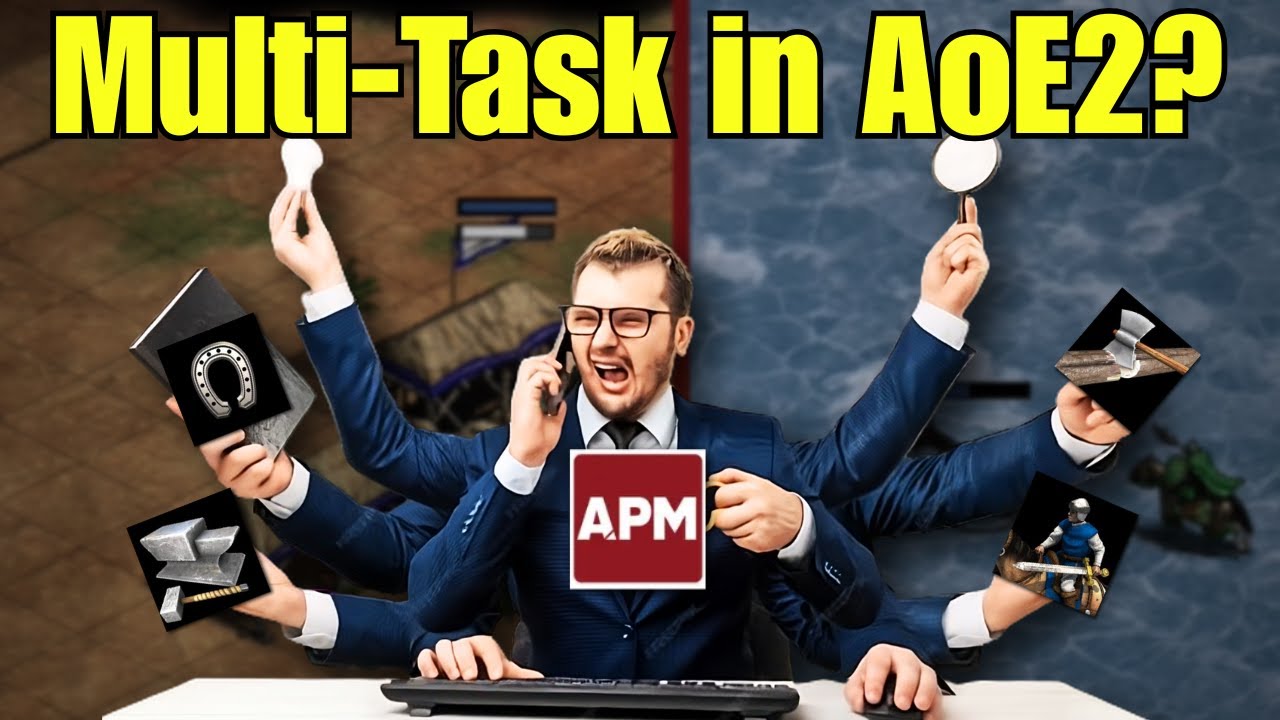 Can the FASTEST Low Elo Legend Multi-Task in AoE2?
