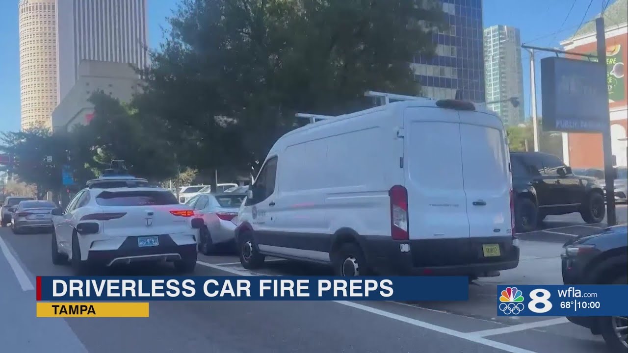 Tampa firefighters training with Waymo ahead of driverless cars arrival to City