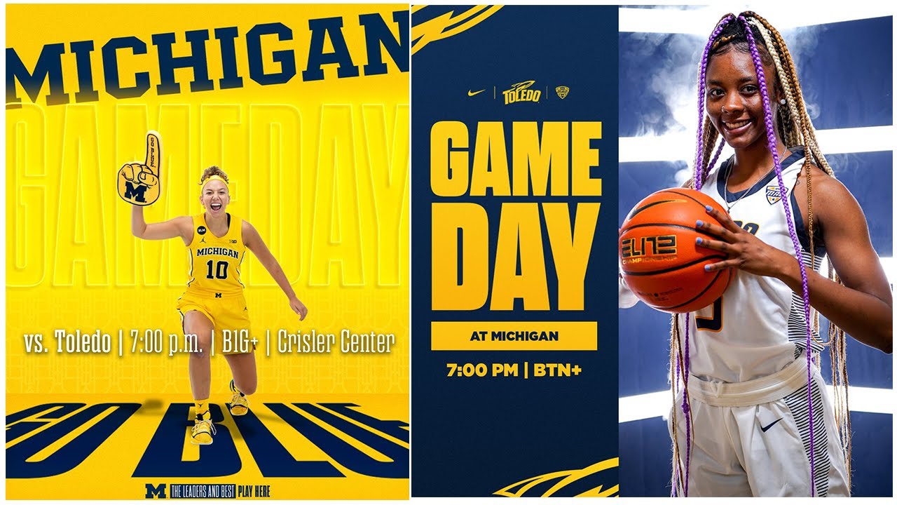 No. 14 Michigan vs Toledo | NCAA Women's Basketball | 12.8.22