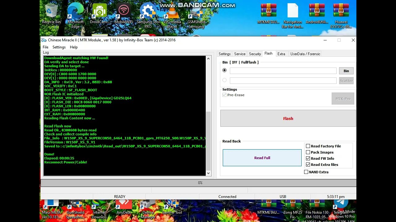 Nokia 150 clone Ta1235 and Ta1246 Read Flash File  Cm2