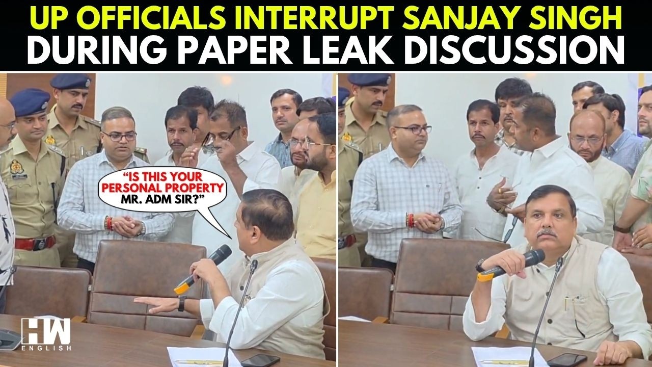 'Discussing Paper Leak Is A Crime?': Sanjay Singh Stopped By UP Officials While Exposing Paper Leak