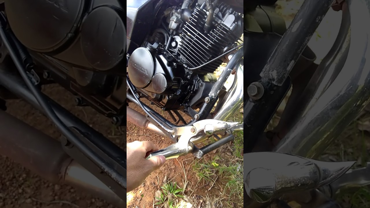 Kansas 150 modificada com motor dá estrada 200cc totalmente chopper #2
