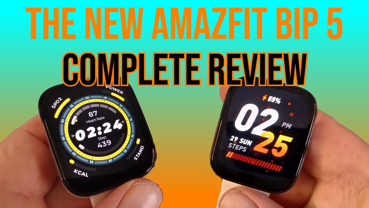 Complete Review of the new Amazfit Bip 5 Smart Watch! Does it punch above it's weight?