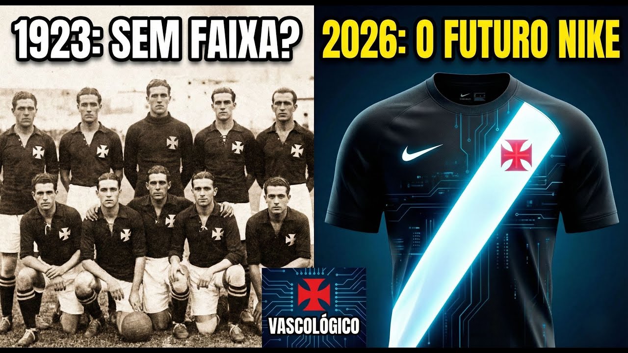 HISTÓRIA DA CAMISA DO VASCO ATÉ CHEGAR A NIKE EM 8 MINUTOS