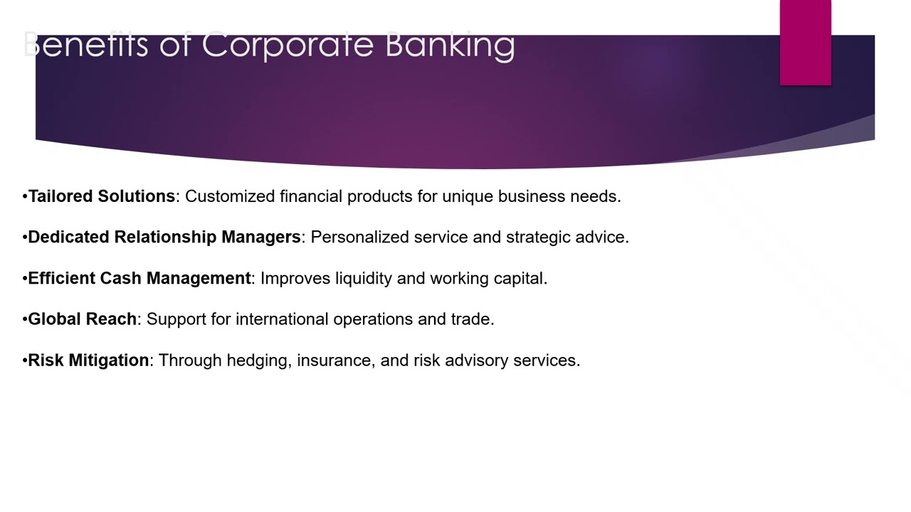 Corporate banking