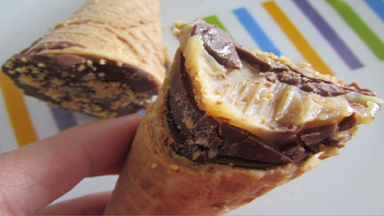 Cones de Paçoquinha (Cones recheados com brigadeiro de paçoca) ESPECIAL FESTA JUNINA