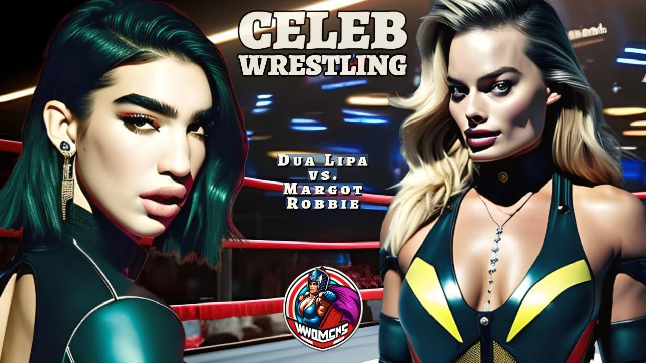 Dua Lipa vs. Margot Robbie - - Wrestling Match