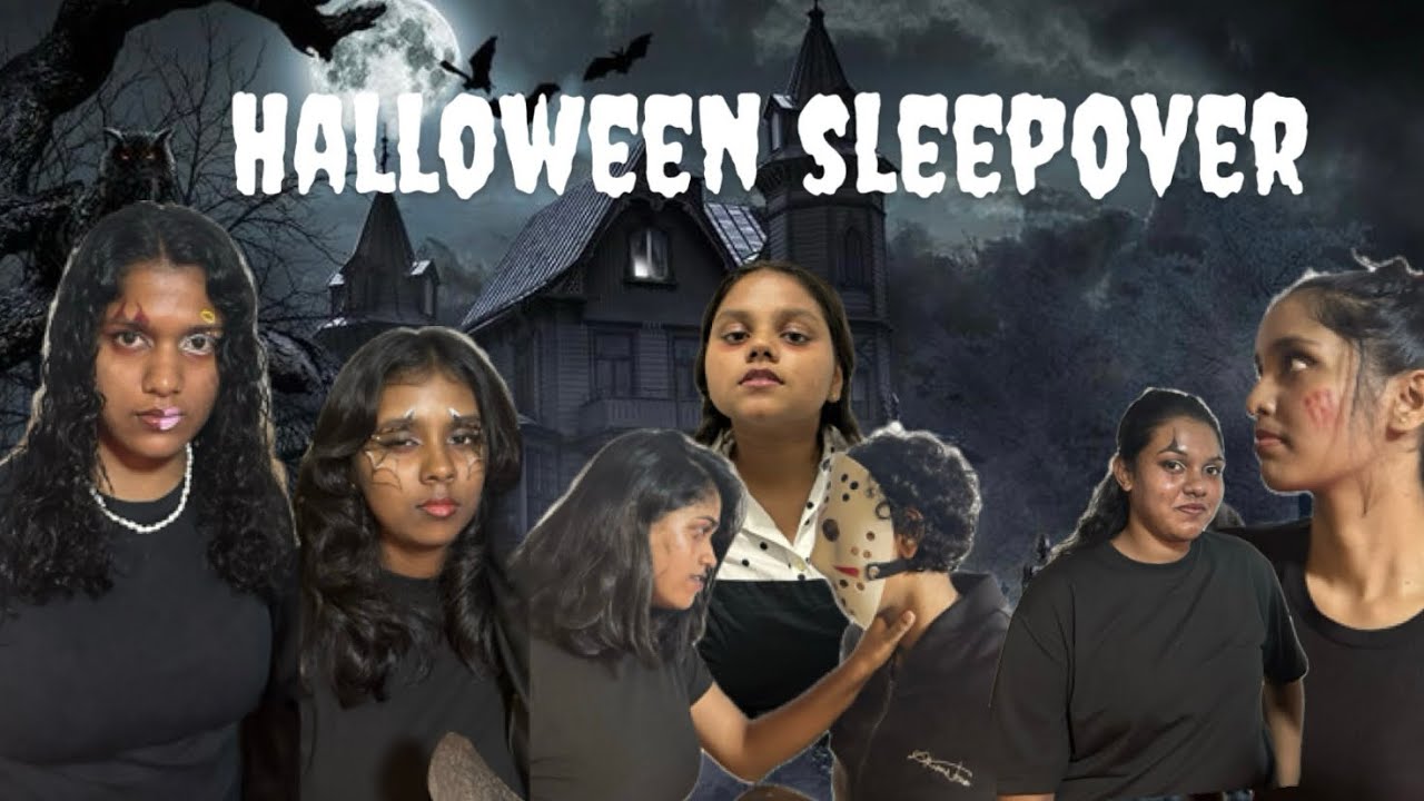 Halloween පිස්සුව | Girls sleepover |අපි කරපු පිස්සු වැඩ 😂🫶🏻