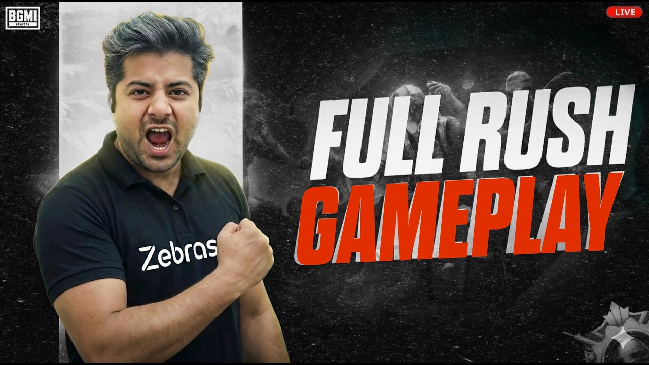 BGMI LIVE - 4.2 FULL RUSH GAMEPLAY  || ROYALPASS GIVEAWAY || ZEBRASO