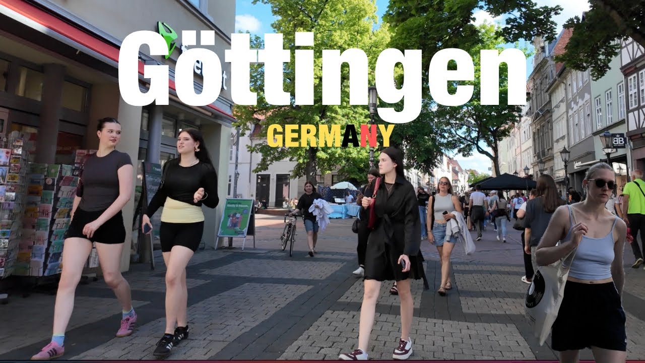 Göttingen, Germany 🇩🇪 , A Beautiful Student City Tour 2025 with Subtitles (4K 60fps)