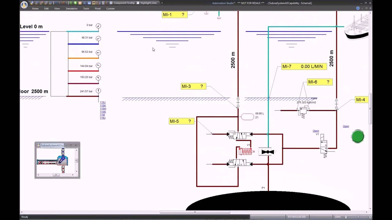 Subsea System in Automation Studio
