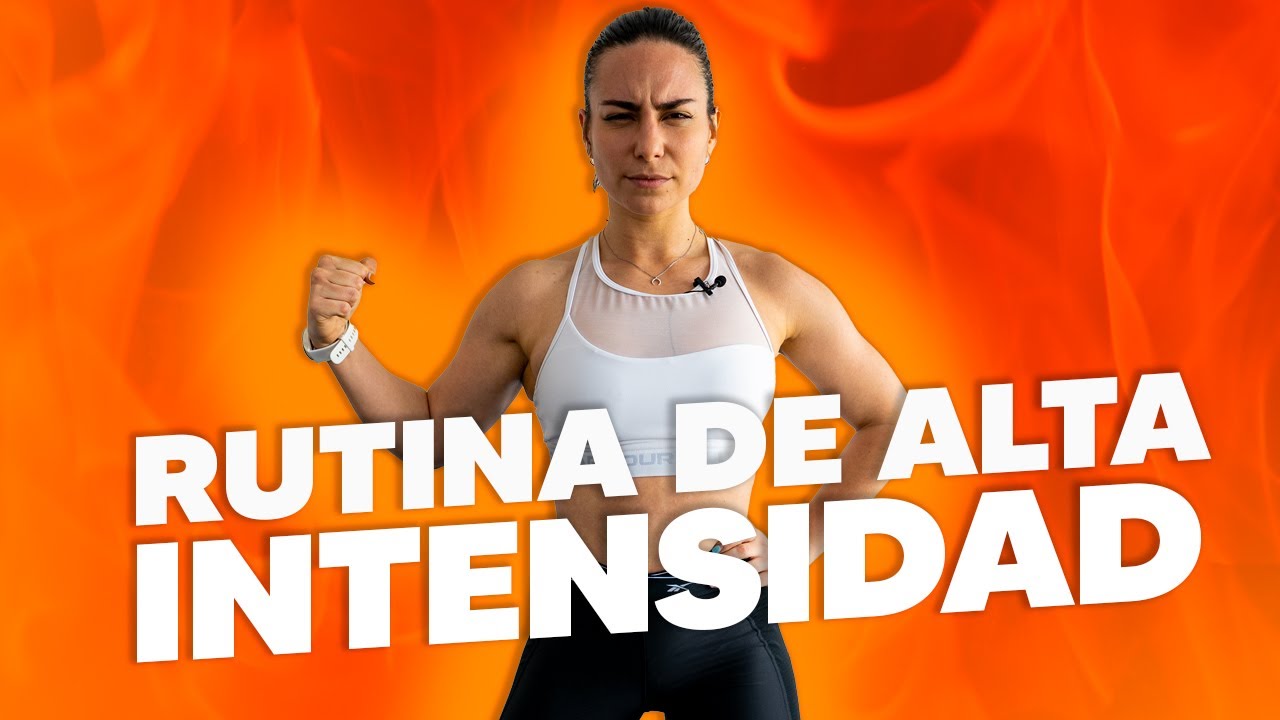 RUTINA DE EJERCICIOS PARA ADELGAZAR en casa sin material - Cardio intenso HIIT en 12 minutos 🔥