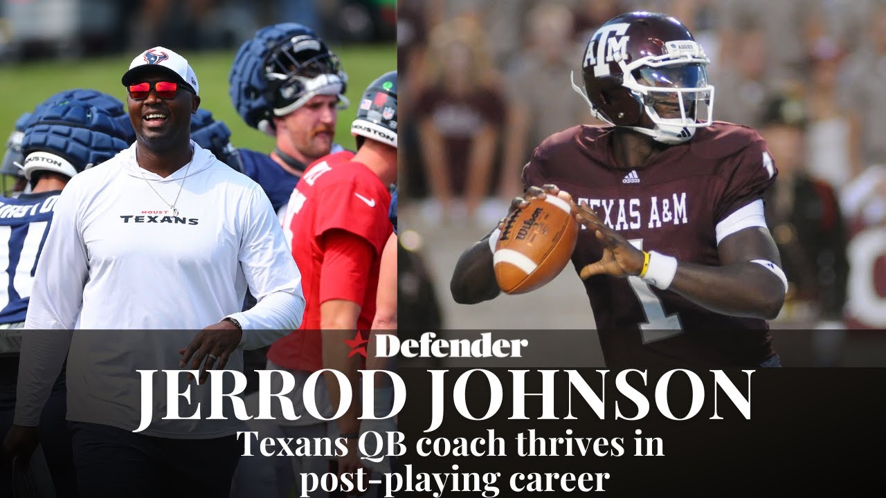 Texans QB coach Jerrod Johnson thrives in post-playing career