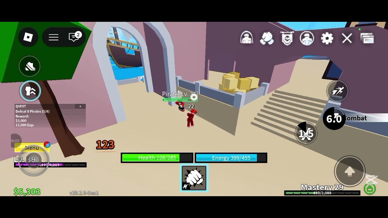 blox fruit but melee 4