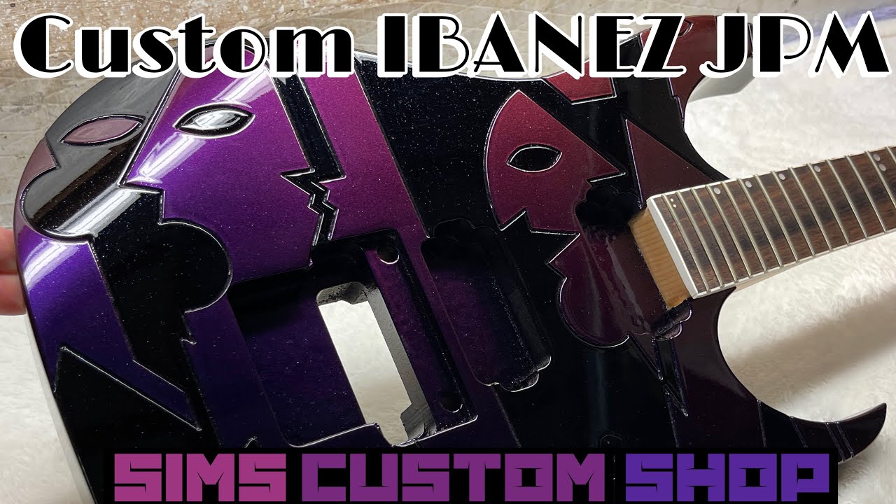 Custom Ibanez John Petrucci JPM - Paint by Sims Custom Shop