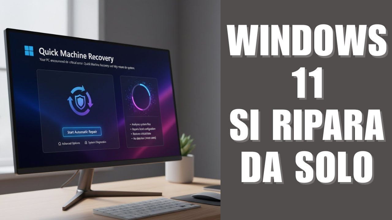 Il tuo PC si ripara da solo con Quick Machine Recovery in Windows 11