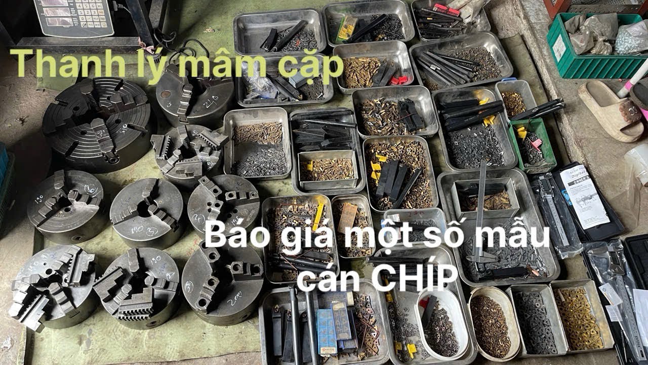 Thanh lý mâm cặp-báo giá một số mã cán chip tiện. Lh zalo 0938493912