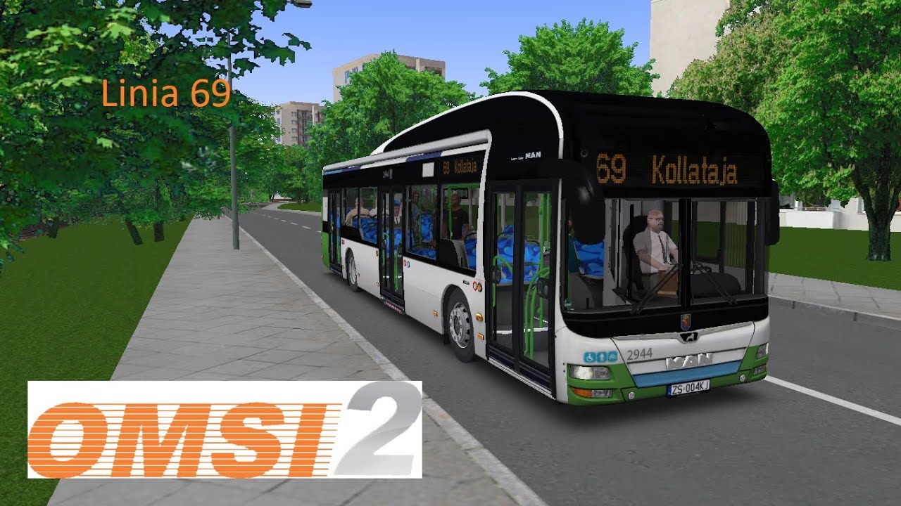 OMSI 2 Fiktiv Szczecin v2.11 Linia 69 MAN Lion's City Hybrid