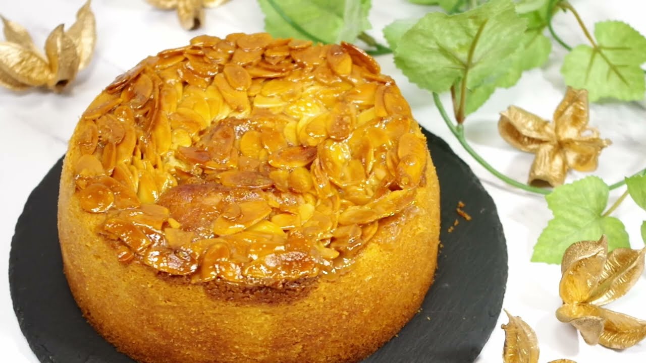 フロランタンケーキ　fiorentine cake　１５cmスポンジ型１台分